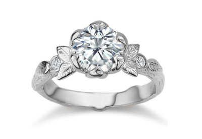 Beautiful Flower Engagement Rings