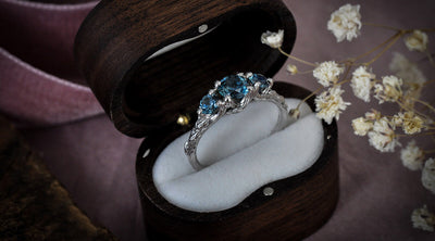 Timeless Three-Stone Rings Inspired by Nature