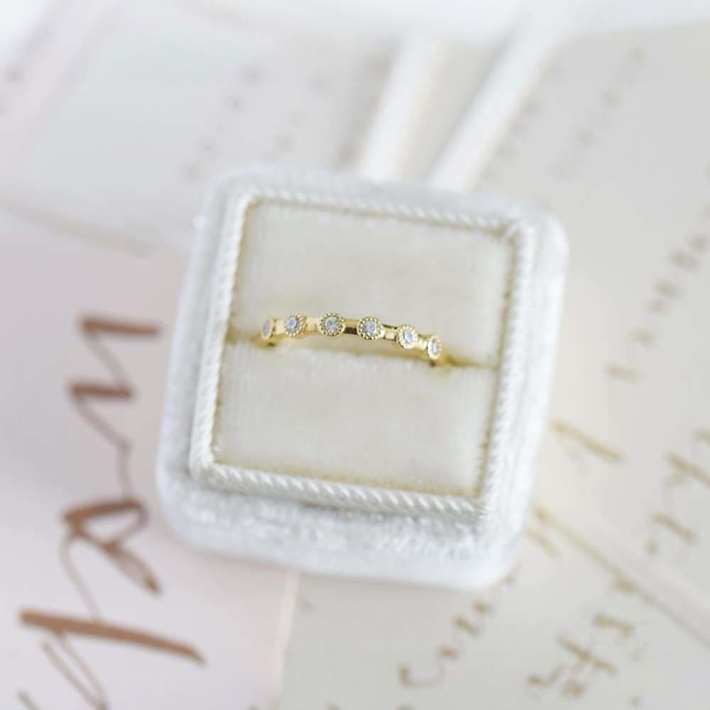 Fairest Ring Set / Choose A Diamond - LilPetite 