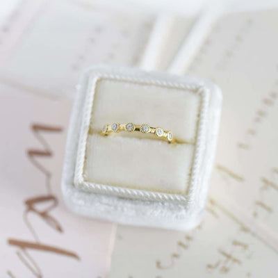 Fairest Ring Set / Choose A Diamond - LilPetite 