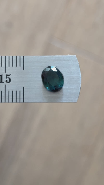 Saved for K.N / 1.22ct Oval Mixed Cut Sapphire